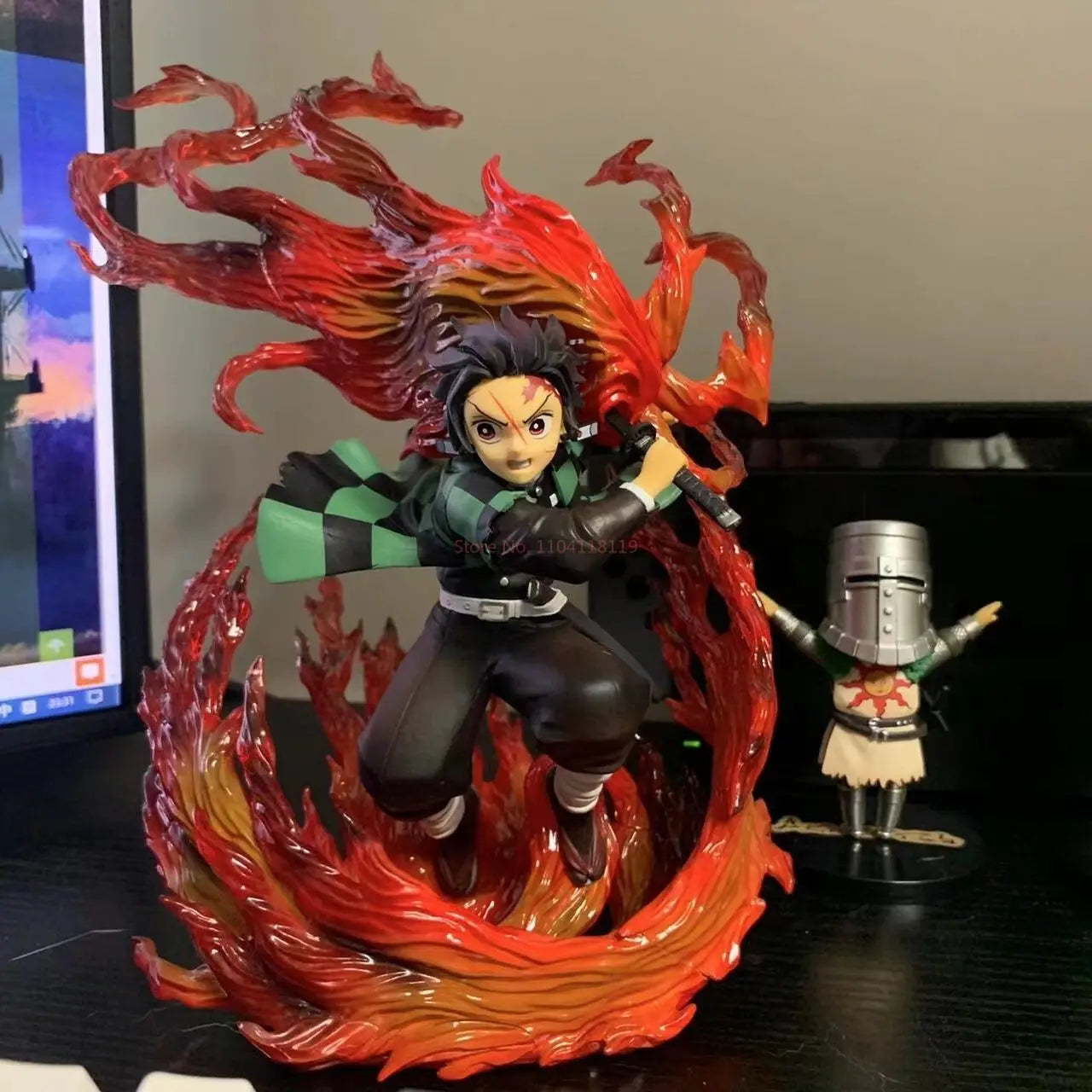Demon Slayer Tanjiro Kamado Sun Halo Dragon Head Dance