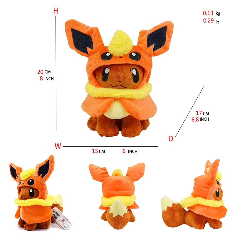 Eevee Evolution Plush Collection | Kawaii Cosplay Edition
