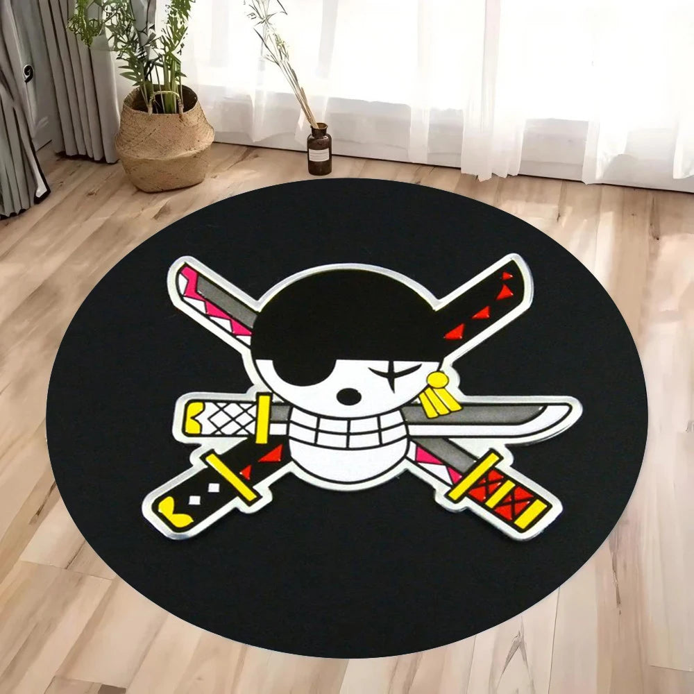 One Piece Pirate Crew Rug Collection | Straw Hat & Jolly Roger Designs