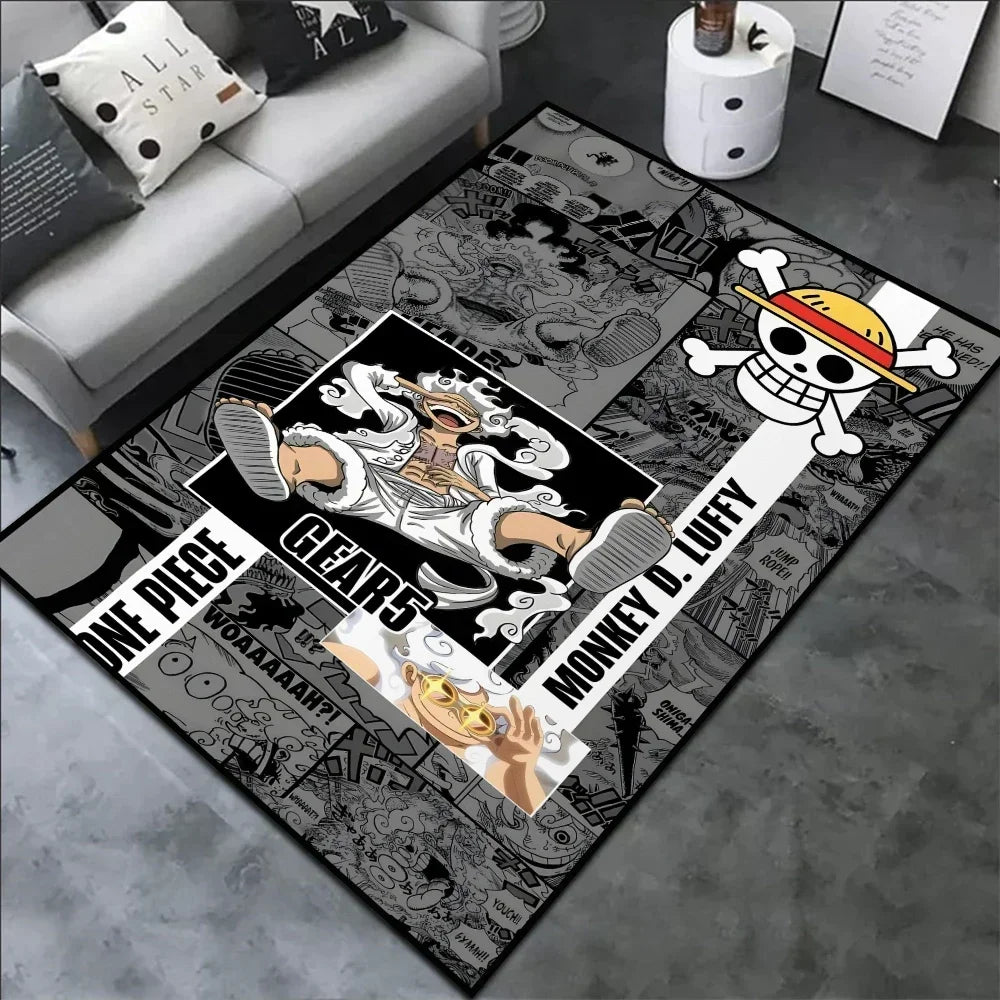One Piece Luffy Gear 5 Rug | Anime Room Carpet Collection
