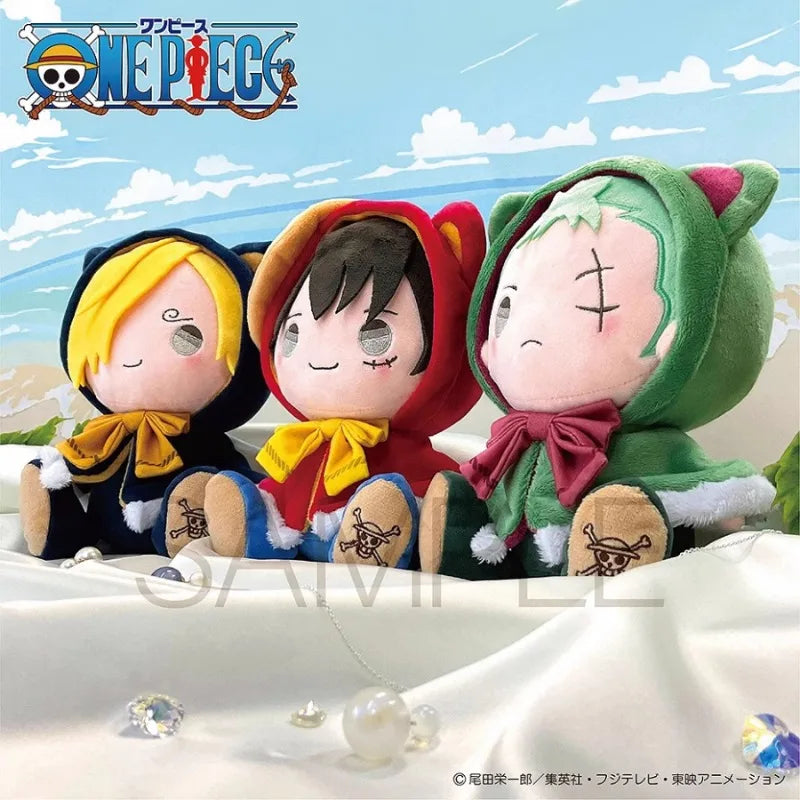 Original Genuine Monkey D Luffy, Roronoa Zoro & Sanji plushies
