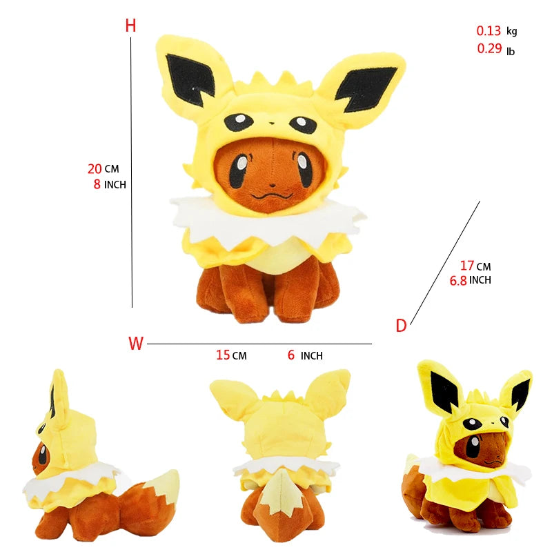 Eevee Evolution Plush Collection | Kawaii Cosplay Edition