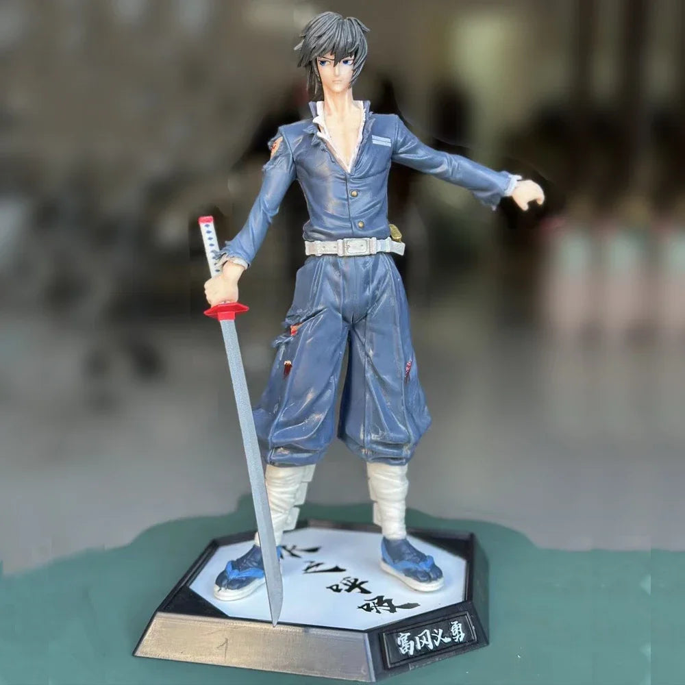 Action figures of Demon Slayer characters