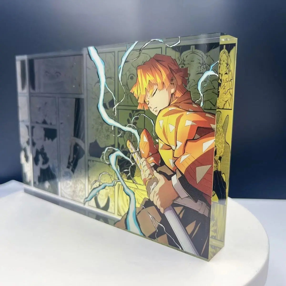 Demon Slayer Acrylic Display | Kimetsu no Yaiba Resin Art Block