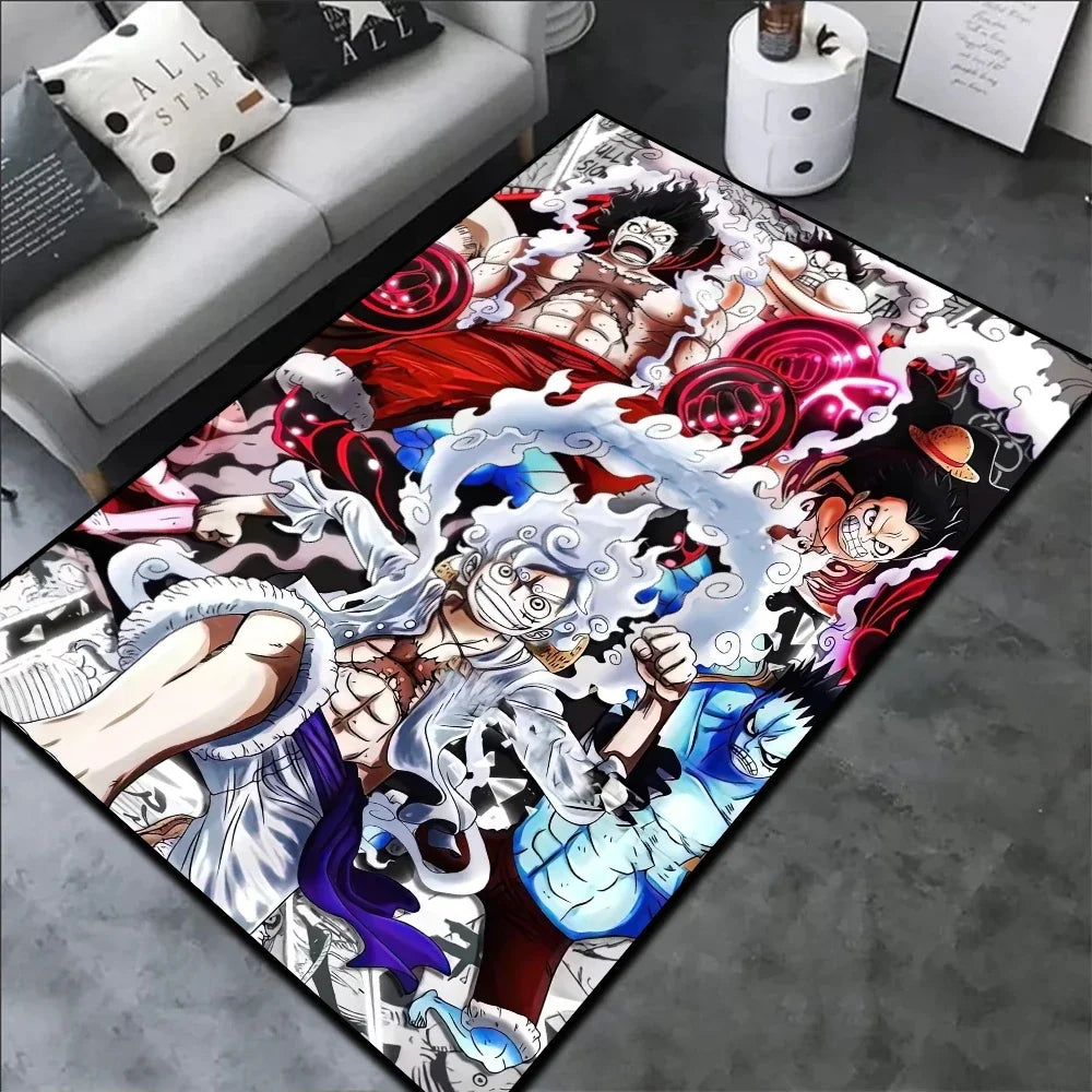 One Piece Luffy Gear 5 Rug | Anime Room Carpet Collection