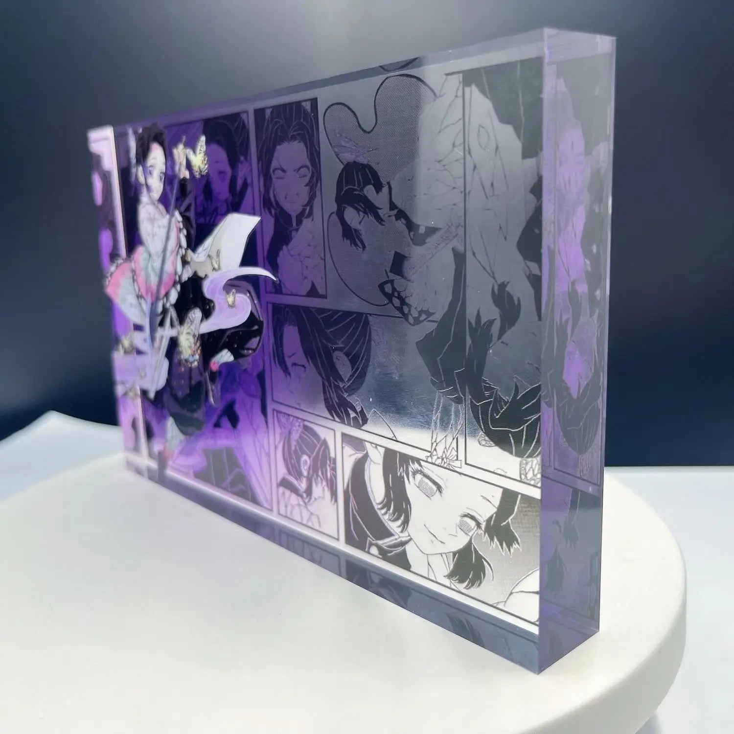 Demon Slayer Acrylic Display | Kimetsu no Yaiba Resin Art Block