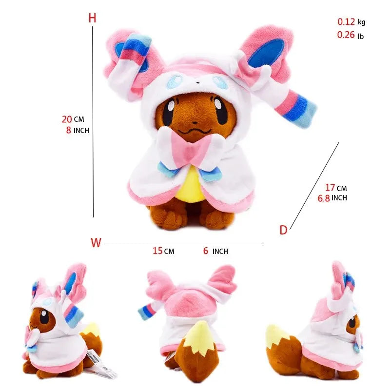 Eevee Evolution Plush Collection | Kawaii Cosplay Edition