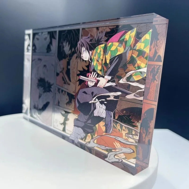 Demon Slayer Acrylic Display | Kimetsu no Yaiba Resin Art Block