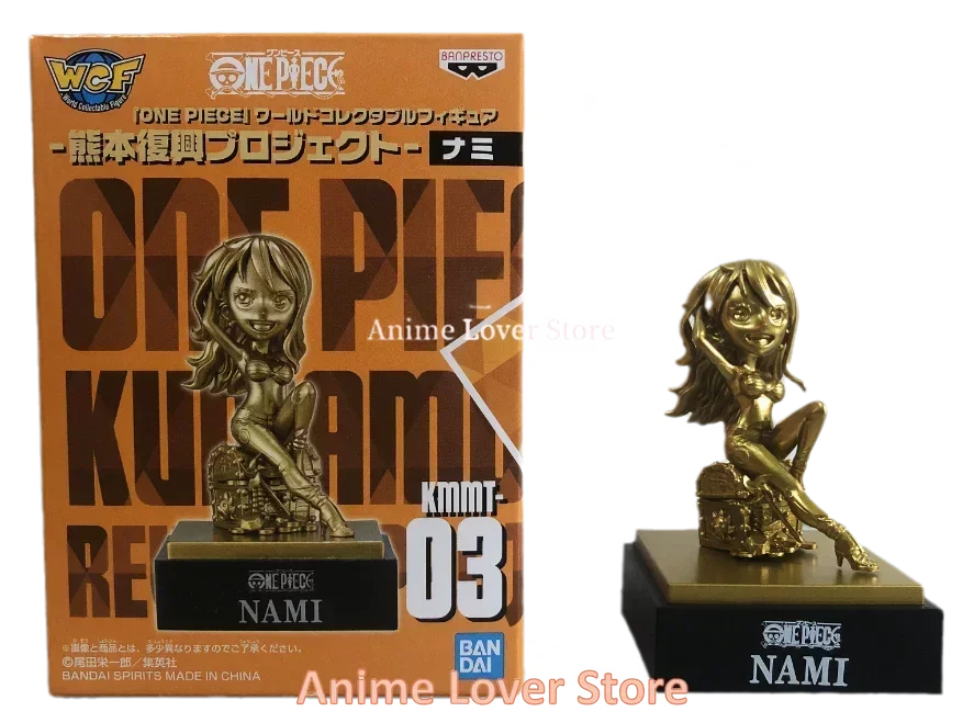 BANDAI original One Piece Gold Edition: Mini figures – Full crew set
