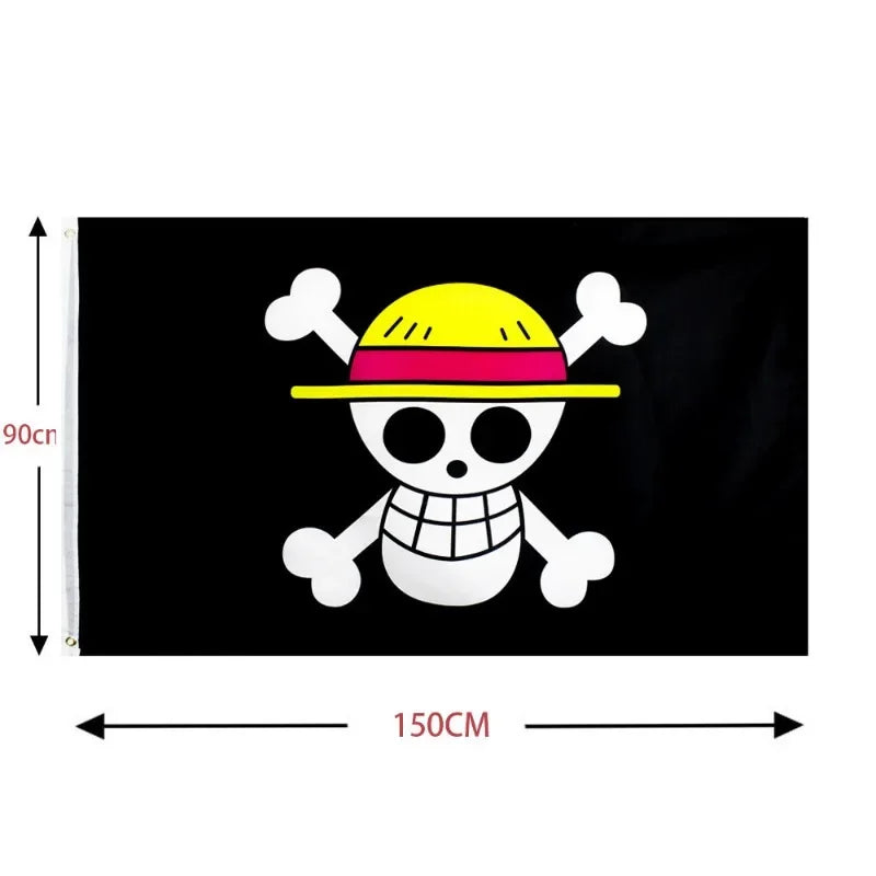 One Piece Straw Hat Pirates Flag | Jolly Roger Banner