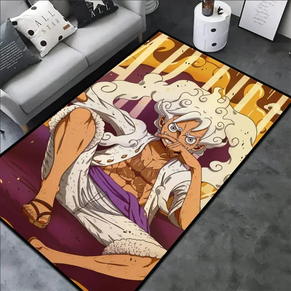 One Piece Luffy Gear 5 Rug | Anime Room Carpet Collection