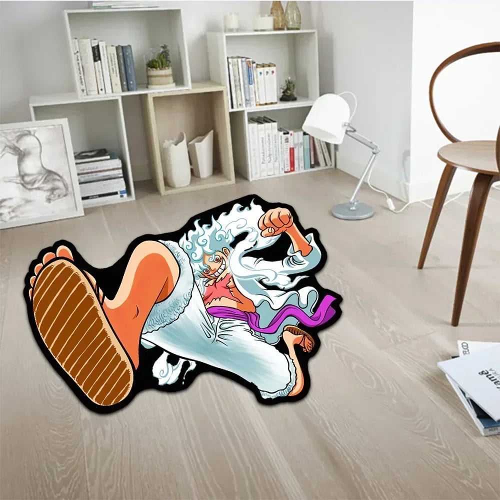 One Piece Luffy Gear 5 Rug | Anime Room Carpet Collection