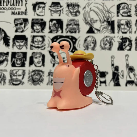Original One Piece keychains - Den Den Mushi