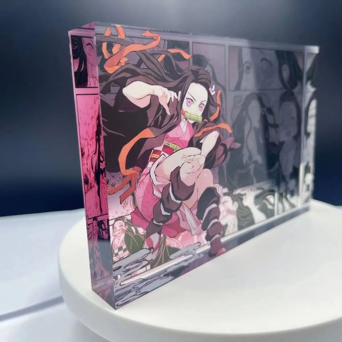 Demon Slayer Acrylic Display | Kimetsu no Yaiba Resin Art Block