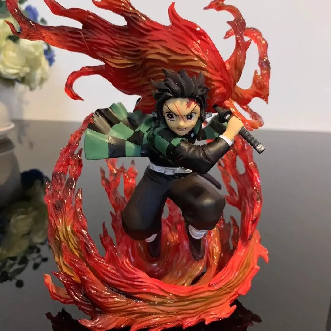 Demon Slayer Tanjiro Kamado Sun Halo Dragon Head Dance
