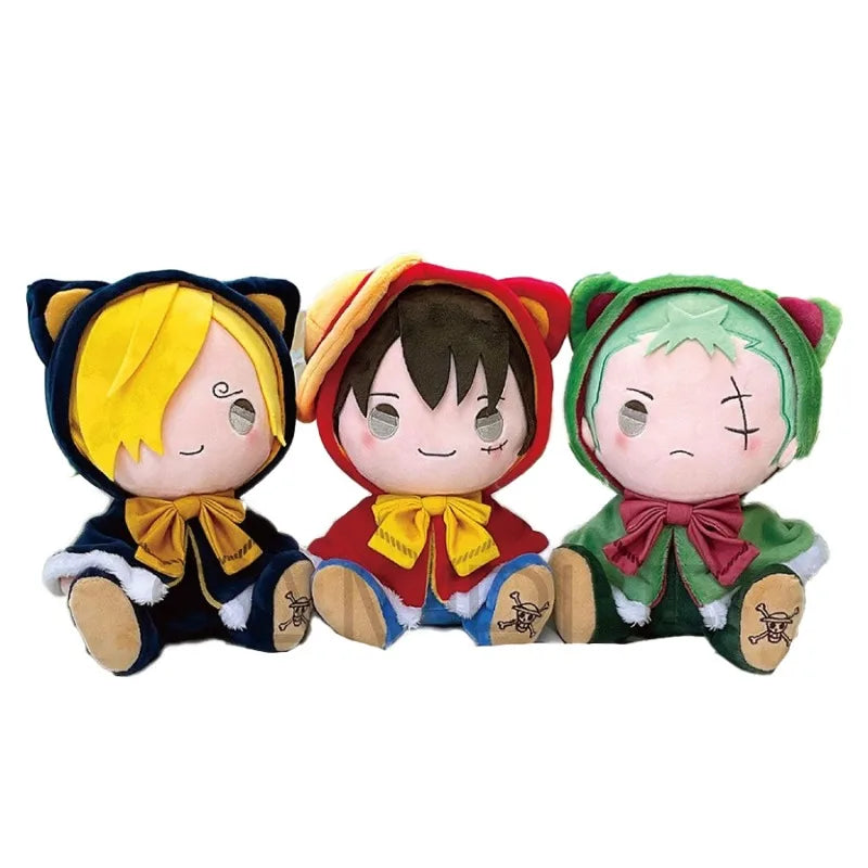 Original Genuine Monkey D Luffy, Roronoa Zoro & Sanji plushies