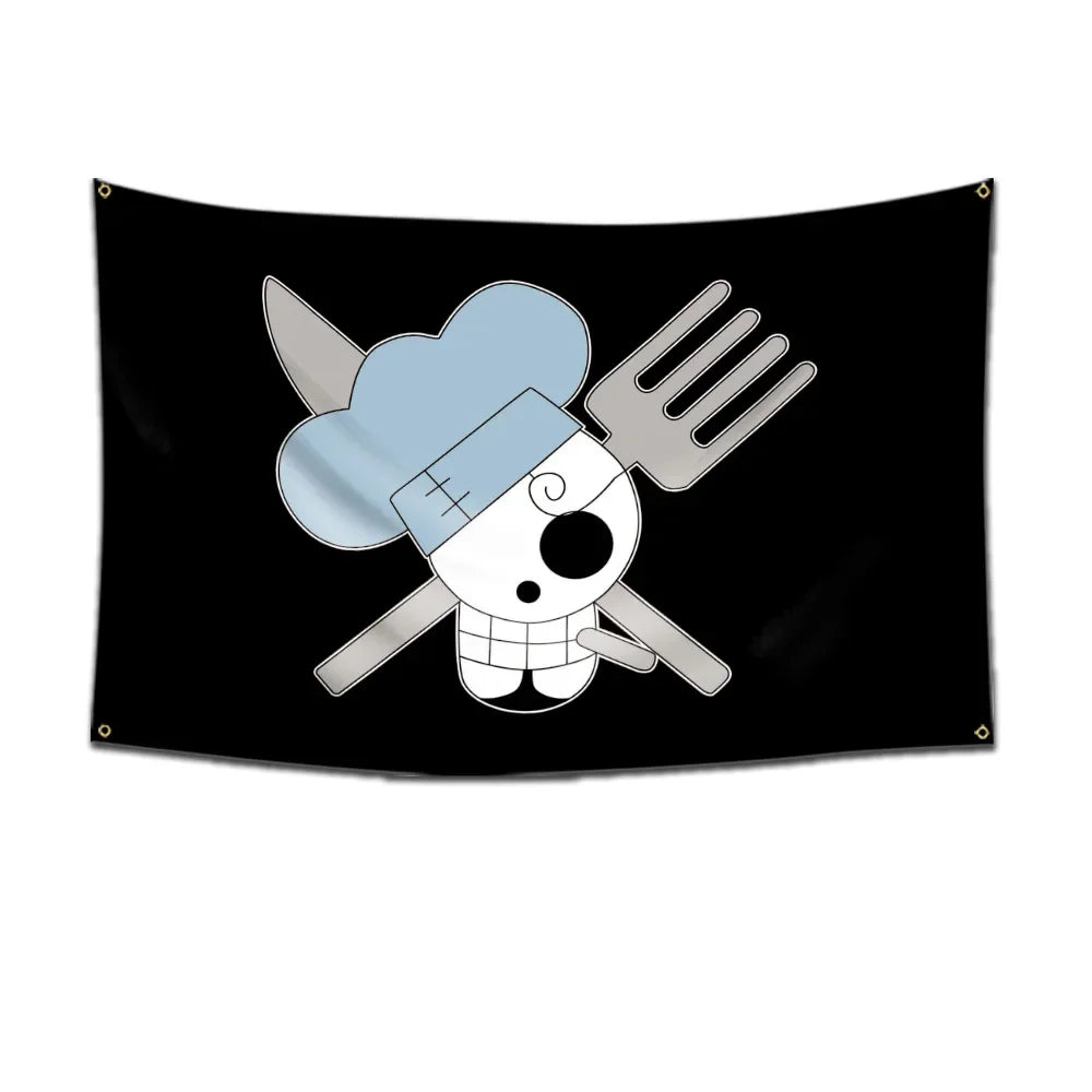 One Piece Pirate Flags | Straw Hat Crew Collection