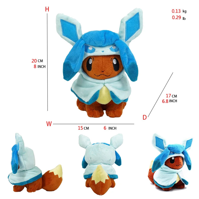 Eevee Evolution Plush Collection | Kawaii Cosplay Edition