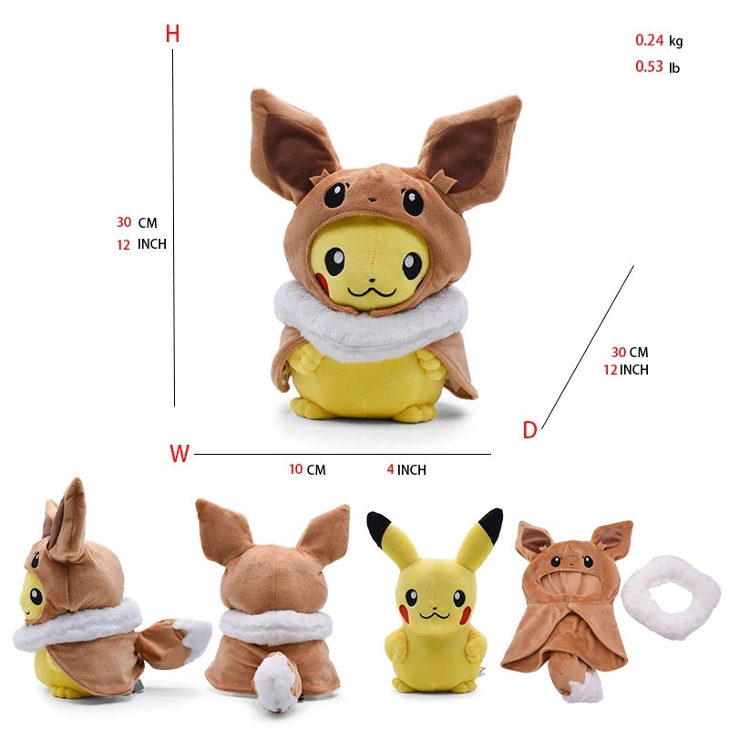 Pikachu Cosplay Plush Collection