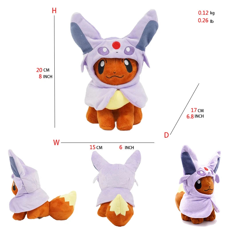 Eevee Evolution Plush Collection | Kawaii Cosplay Edition