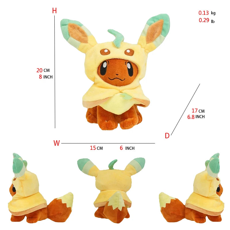 Eevee Evolution Plush Collection | Kawaii Cosplay Edition