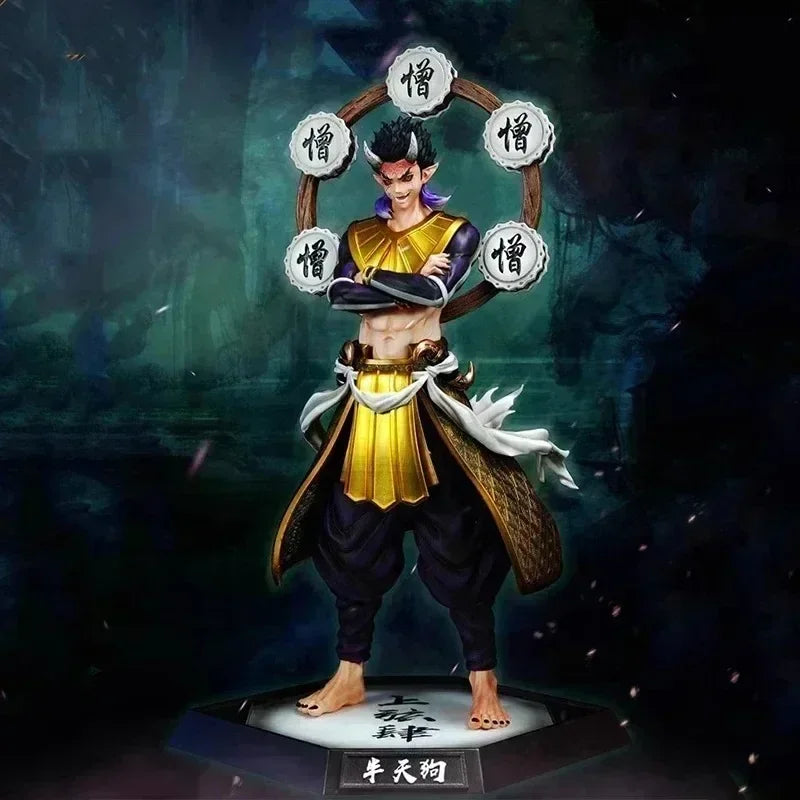 Action figures of Demon Slayer characters