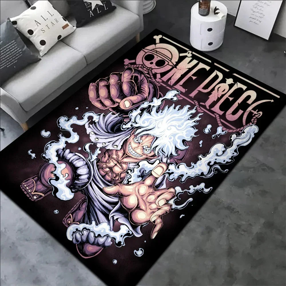 One Piece Luffy Gear 5 Rug | Anime Room Carpet Collection
