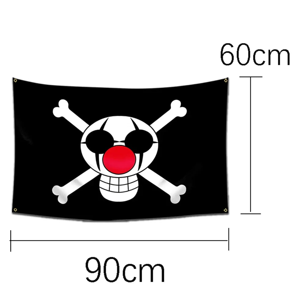 One Piece Pirate Flags | Straw Hat Crew Collection