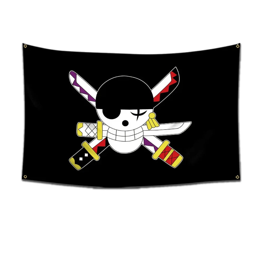 One Piece Pirate Flags | Straw Hat Crew Collection