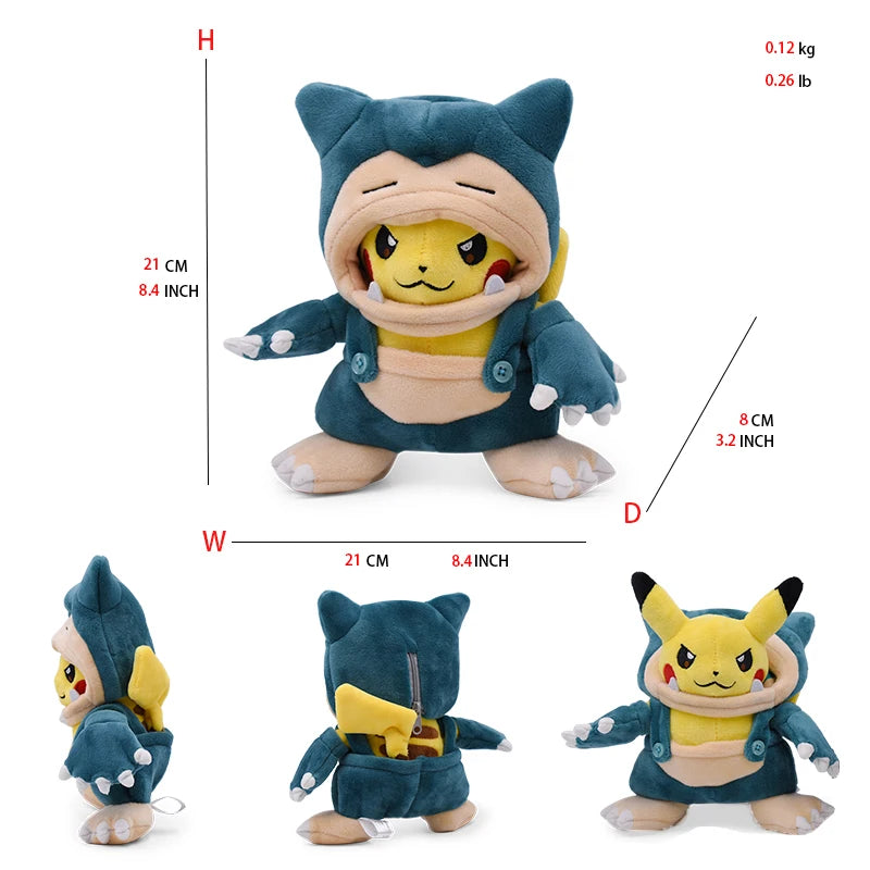 Pikachu Cosplay Plush Collection