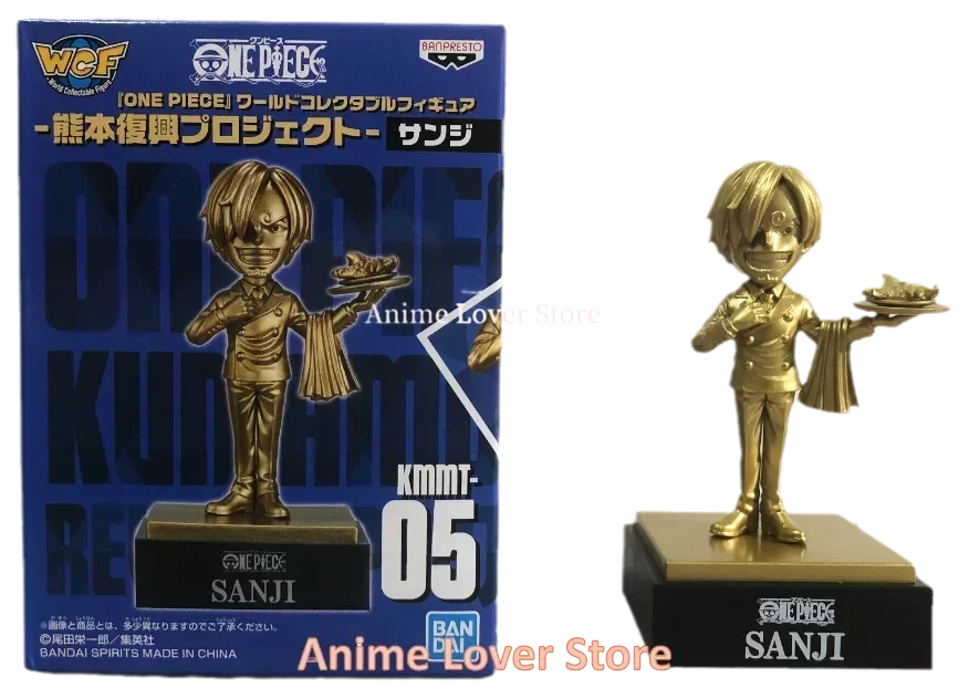 BANDAI original One Piece Gold Edition: Mini figures – Full crew set