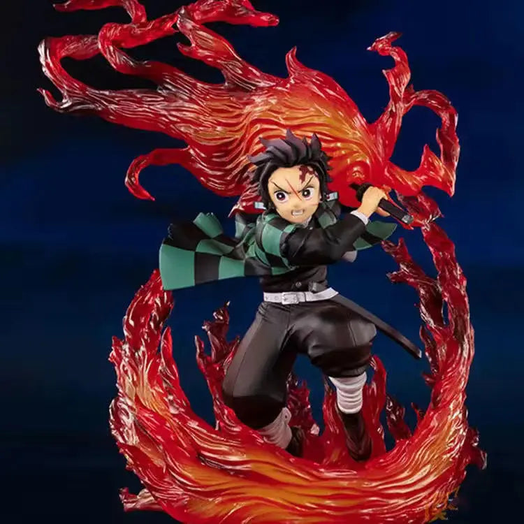 Demon Slayer Tanjiro Kamado Sun Halo Dragon Head Dance