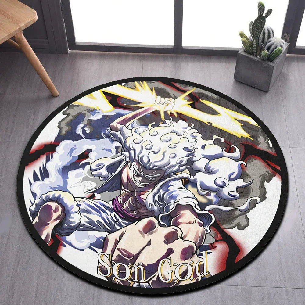 One Piece Luffy Gear 5 Rug | Anime Room Carpet Collection