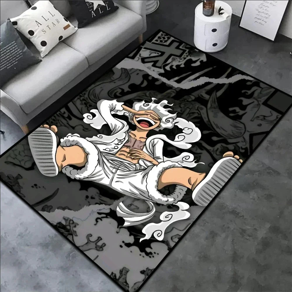 One Piece Luffy Gear 5 Rug | Anime Room Carpet Collection