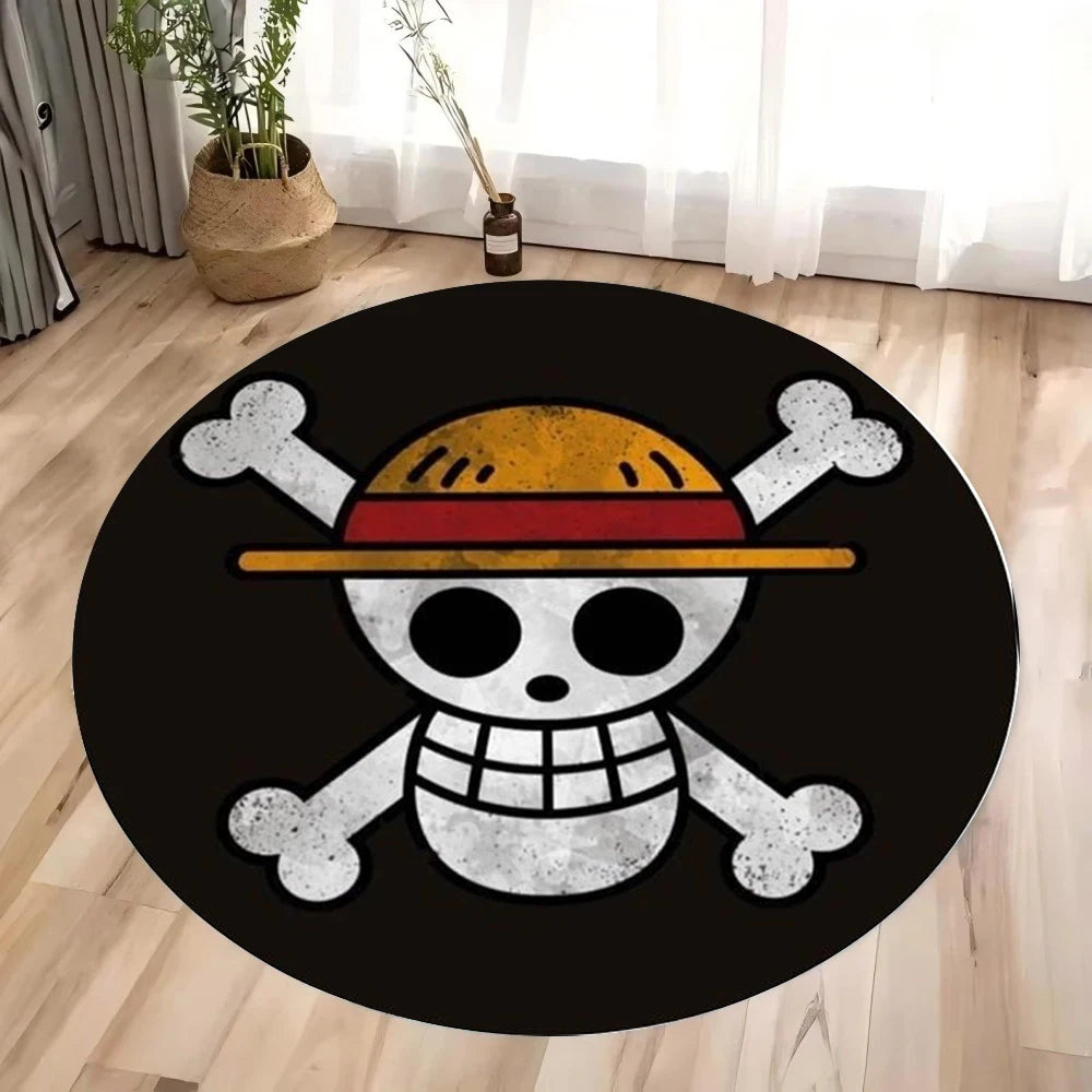 One Piece Pirate Crew Rug Collection | Straw Hat & Jolly Roger Designs