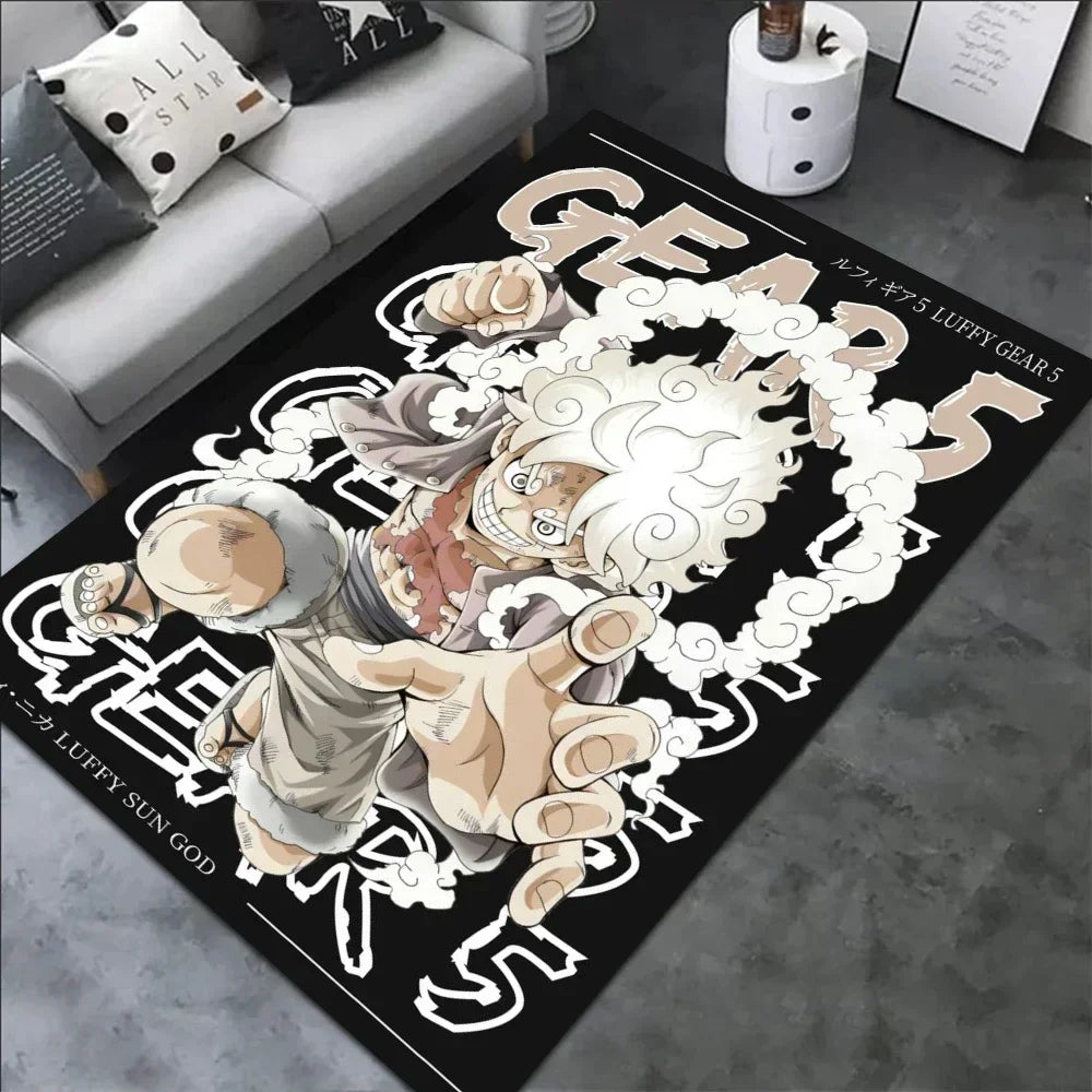 One Piece Luffy Gear 5 Rug | Anime Room Carpet Collection
