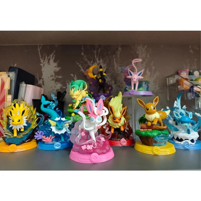Pokémon: Eeveelutions Figure Set | Elemental Evolution Collection