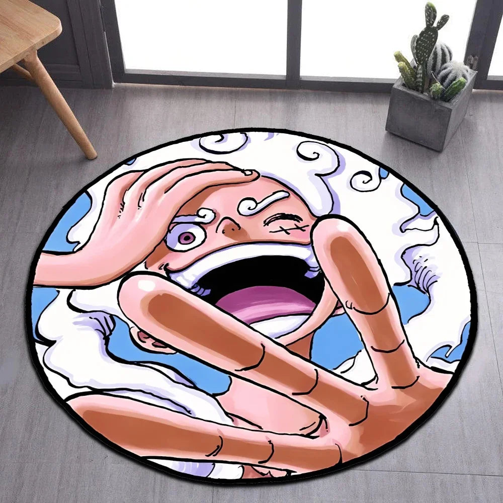 One Piece Luffy Gear 5 Rug | Anime Room Carpet Collection