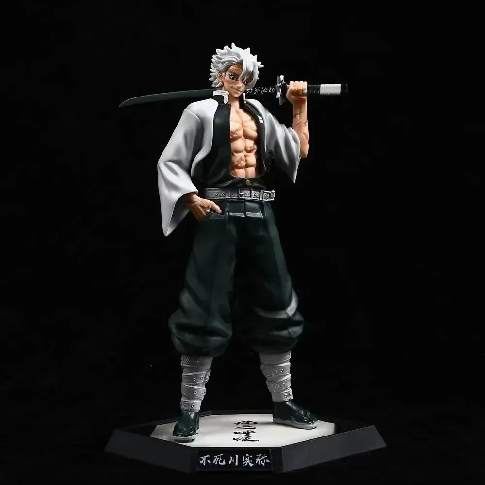 Action figures of Demon Slayer characters