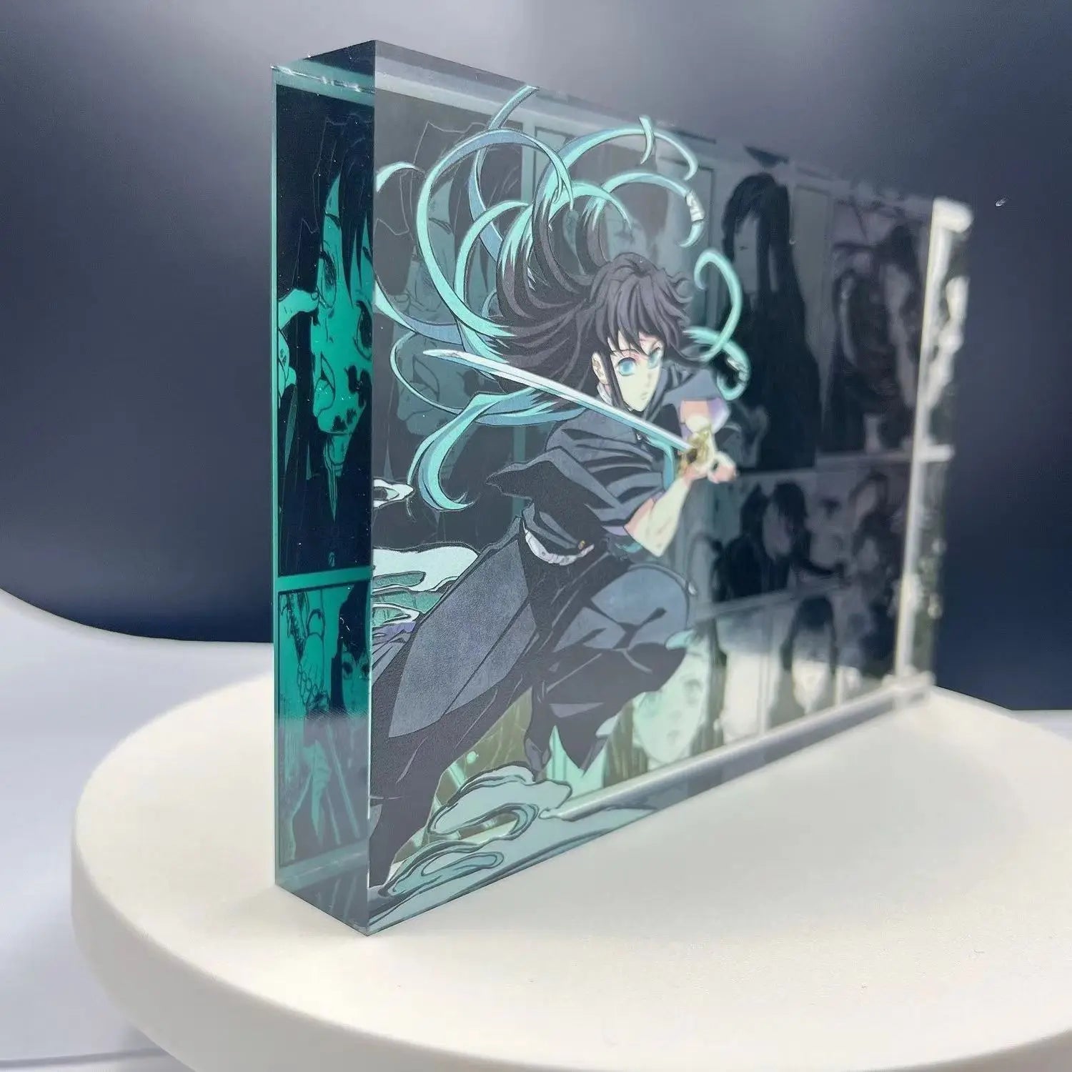 Demon Slayer Acrylic Display | Kimetsu no Yaiba Resin Art Block