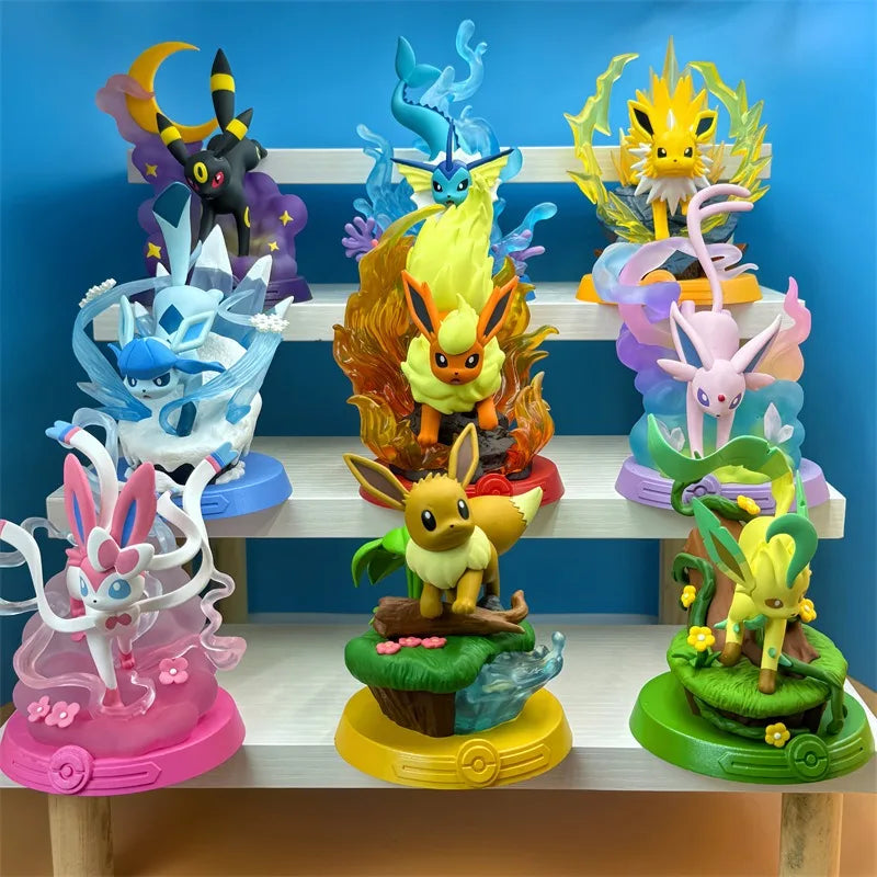 Pokémon: Eeveelutions Figure Set | Elemental Evolution Collection