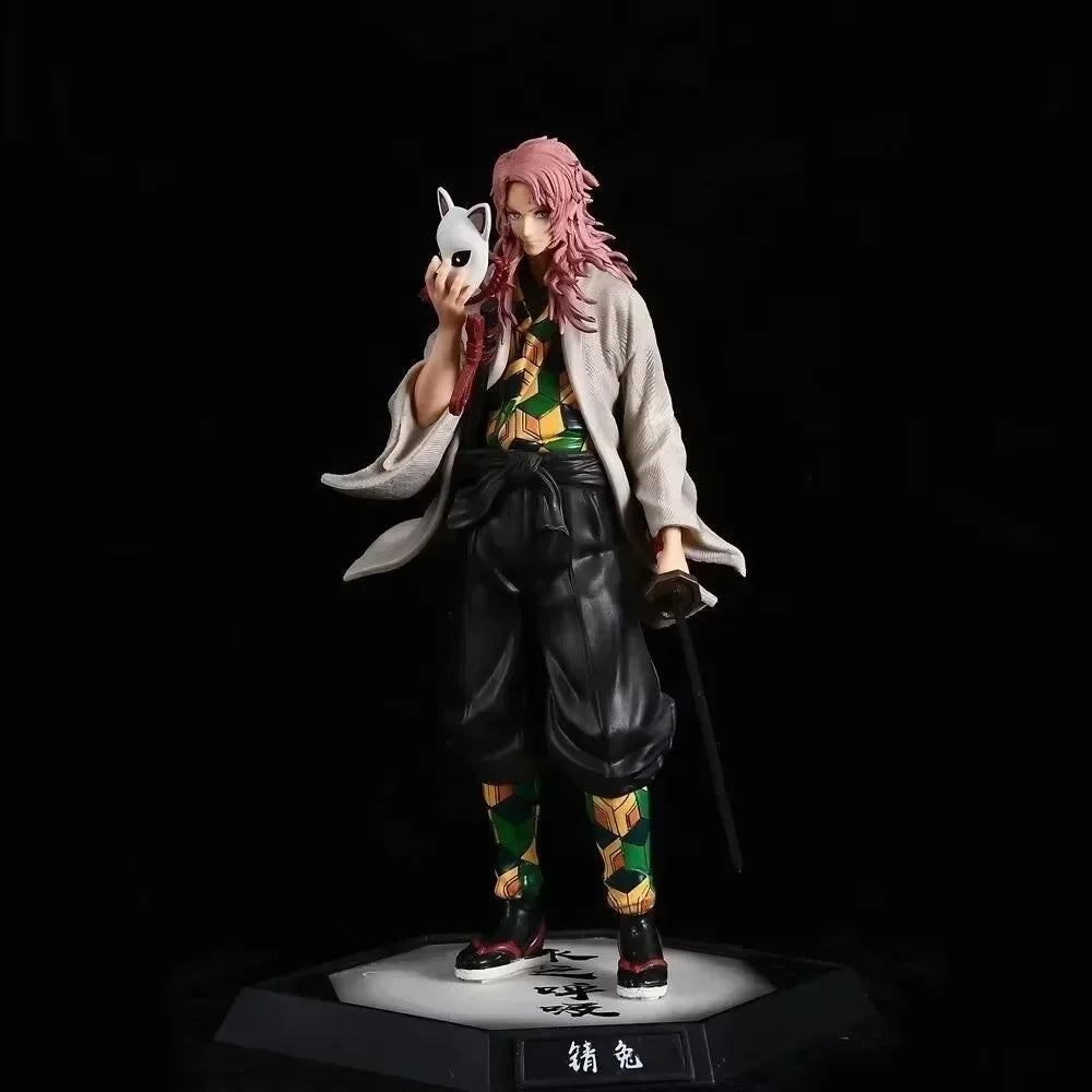 Action figures of Demon Slayer characters