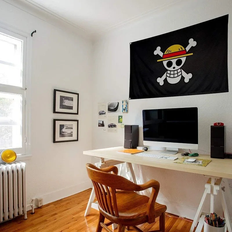 One Piece Straw Hat Pirates Flag | Jolly Roger Banner