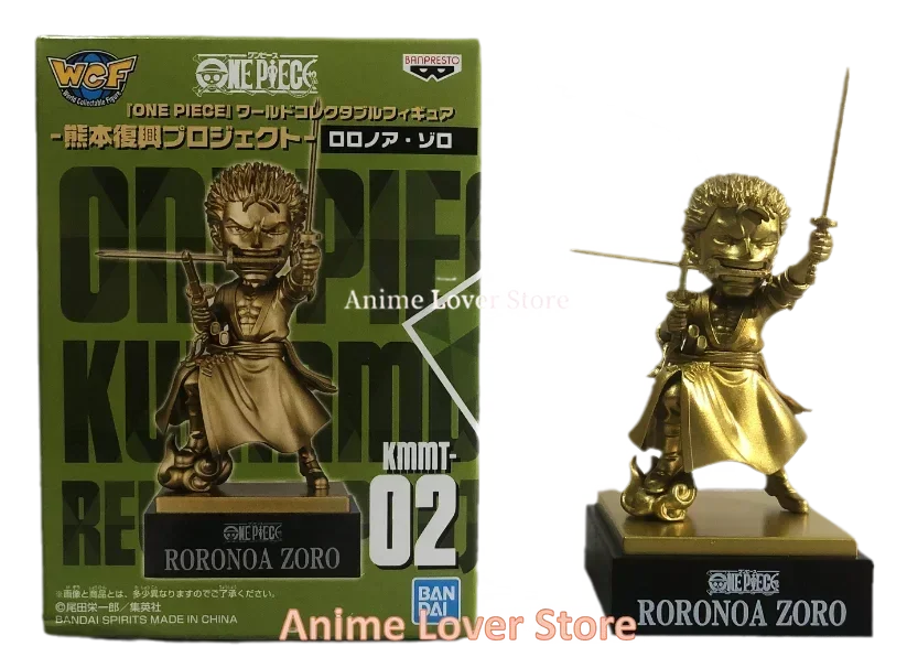BANDAI original One Piece Gold Edition: Mini figures – Full crew set